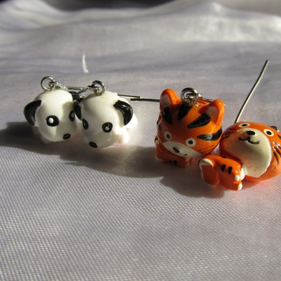 🌈Deal! Puppy and Cat Earring Pack🌈 - Picture 2 of 6